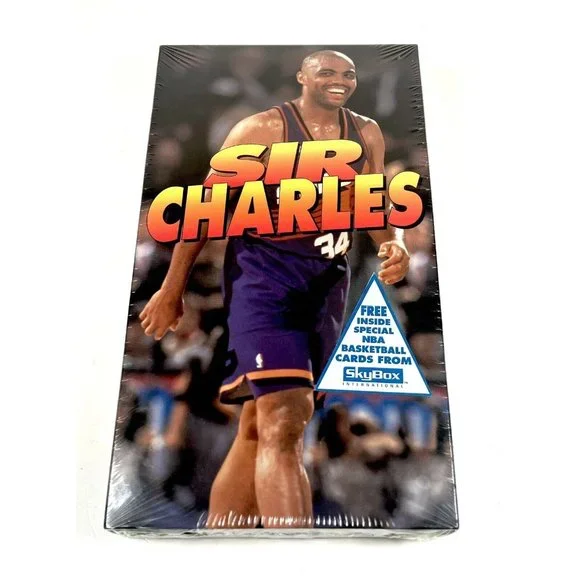 Vintage Sir Charles Barkley 1994 NBA SkyBox Basketball ￼Cards VHS Factory Sealed - Picture 3 of 10
